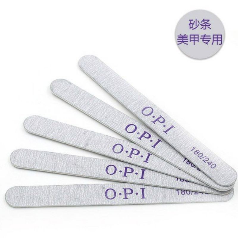 Dũa mỏng hiệu Opi, dũa móng tay, dũa móng gel, móng bột 180/240