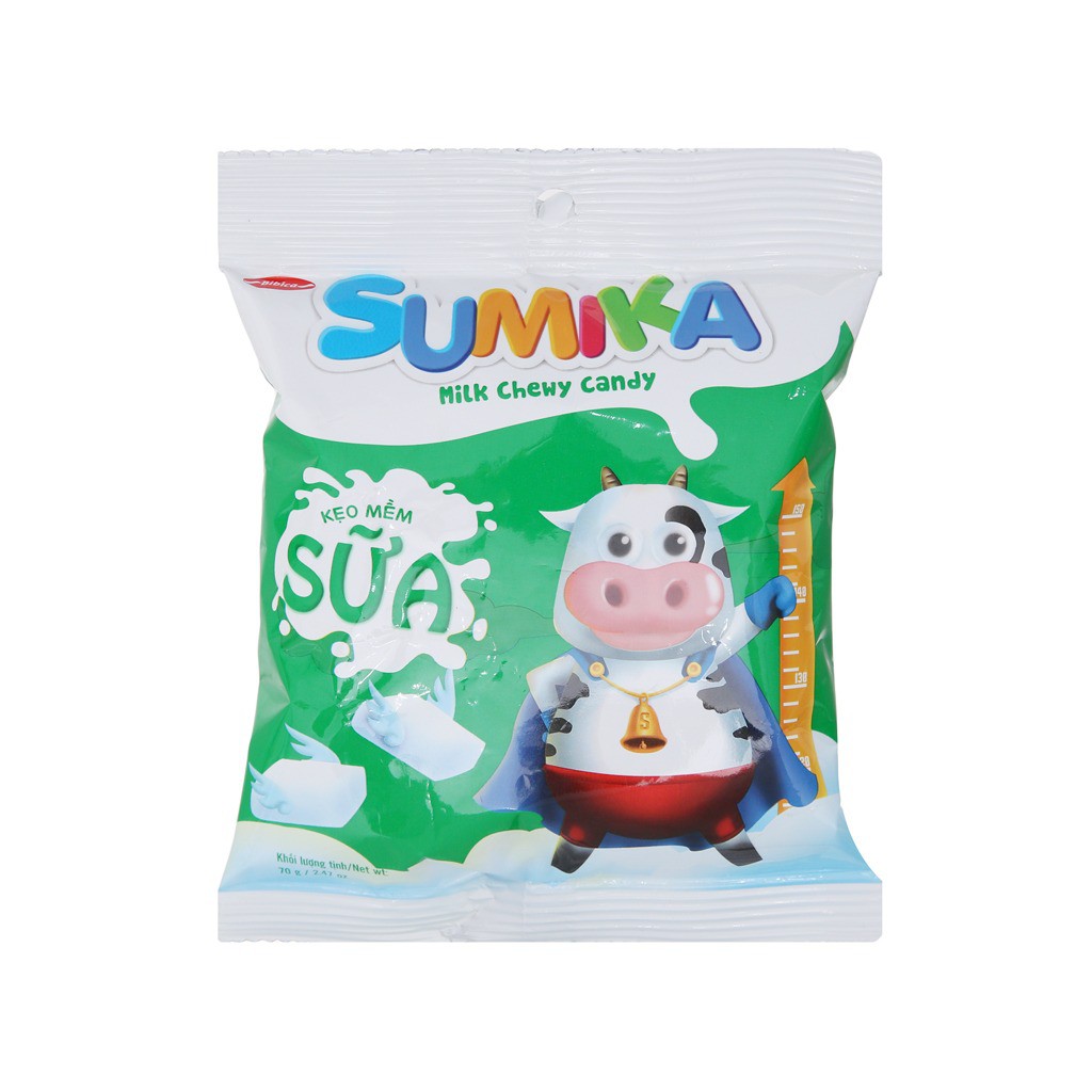 Kẹo Mềm Sữa Sumika Bibica (Gói 70g)