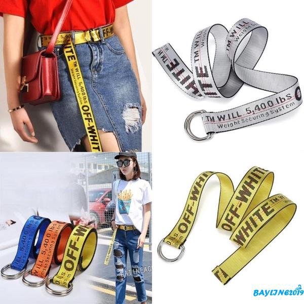 Dây nịt vải canvas kiểu dáng thể thao năng động dành cho cả nam và nữ