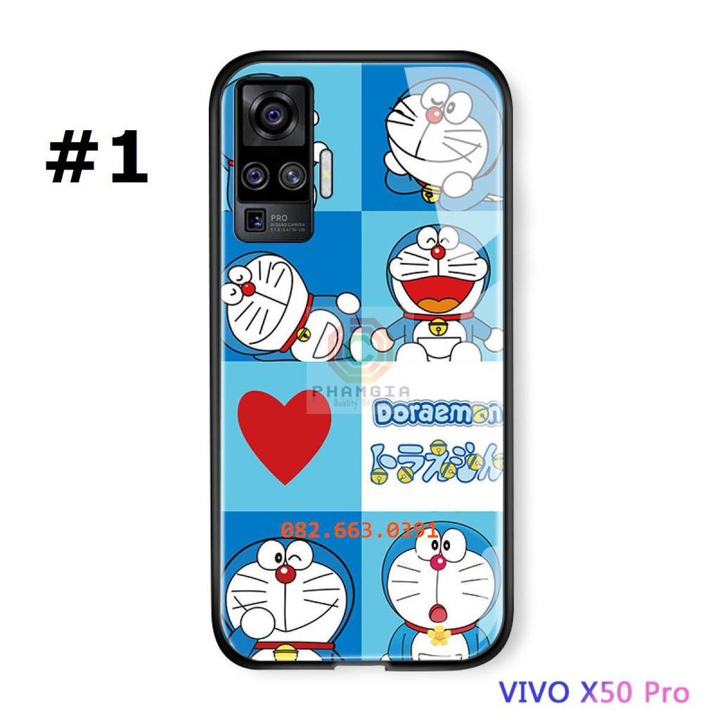Ốp lưng Vivo X50 pro dẻo in hình Doraemon siêu sắc nét