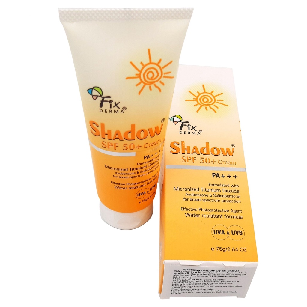 [Hàng Nhập Khẩu] Kem chống nắng Fixderma Shadow SPF 50+ Cream (Fix Derma)