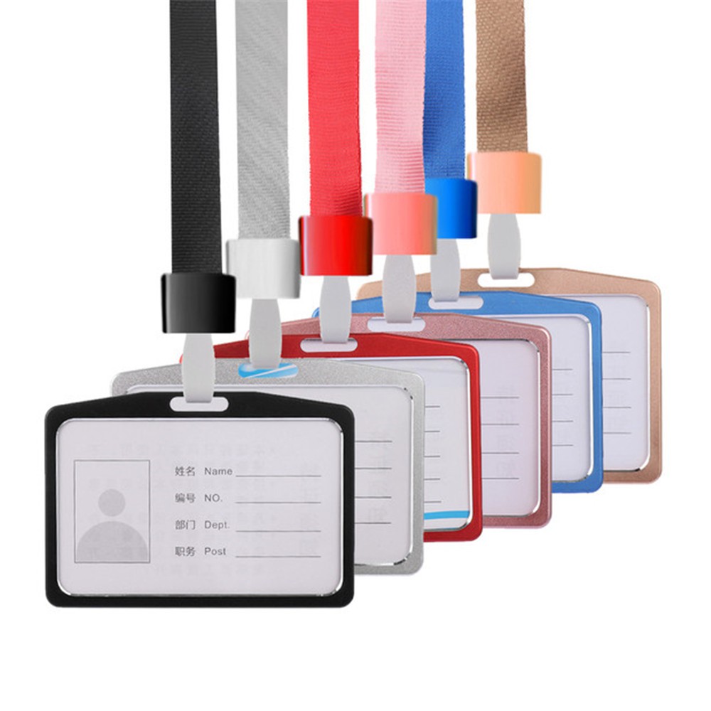 Forever Mới Ví Đựng Thẻ ID Bằng Hợp Kim Nhôm Nhiều Màu Sắc Dành Cho Văn Phòng Trường Học