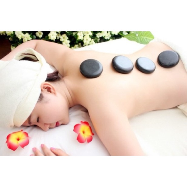 Đá massage ovan 6x8 dùng trong spa thẫm mỹ viện