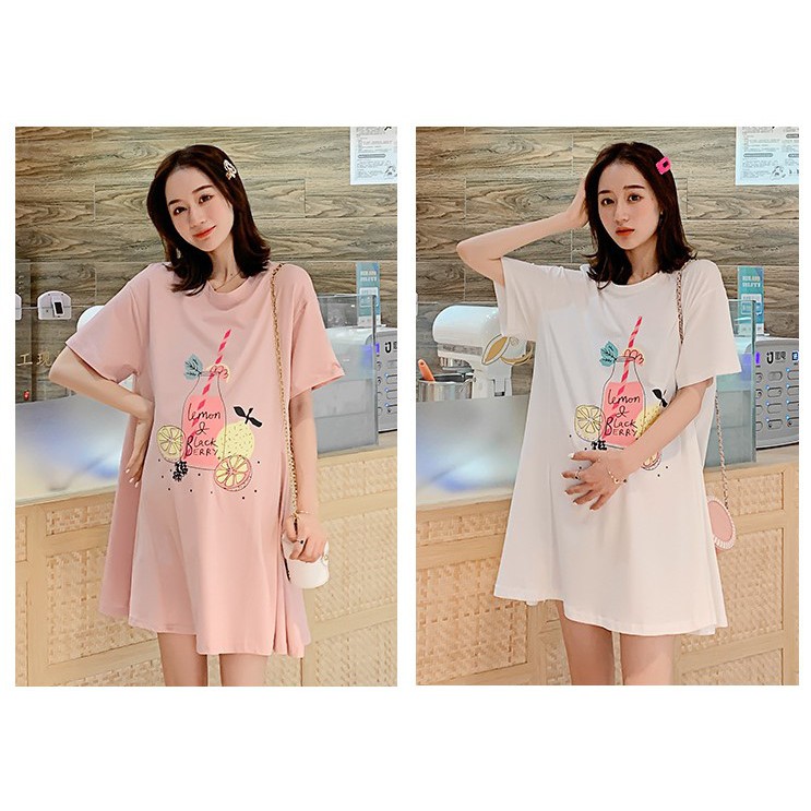 Váy Bầu Đầm Bầu Xinh Thun Hình Cao Cấp A1766