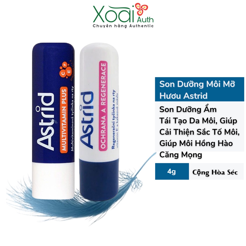 Son Dưỡng Môi Mỡ Hươu Astrid - Son Dưỡng Ẩm, Tái Tạo Da Môi