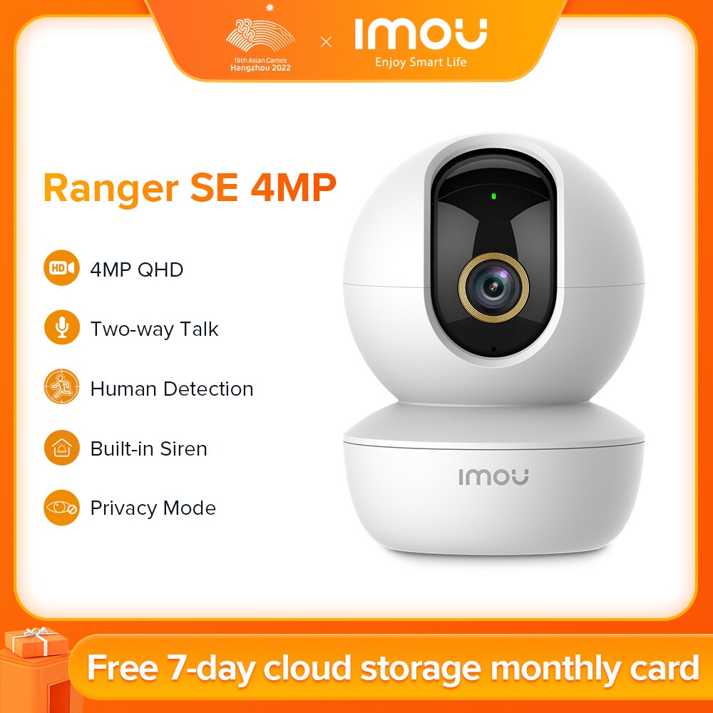 Dahua Imou Ranger SE Camera An Ninh Wifi 360 2mp,4mp Camera Không Dây, đàm thoại hai chiều, theo dõi chuyển động.