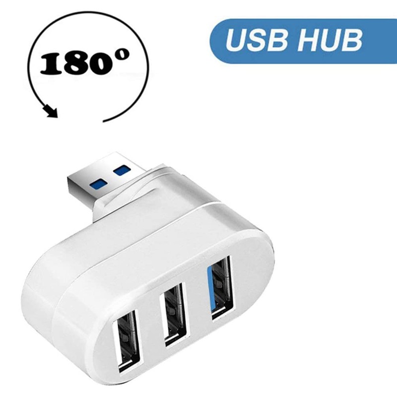 USB HUB 3/6 Port High Speed USB Hub 3.0 Multiple Splitter USB2.0 Multi-Hub USB Adapter 3.0 Card Reader White | BigBuy360 - bigbuy360.vn