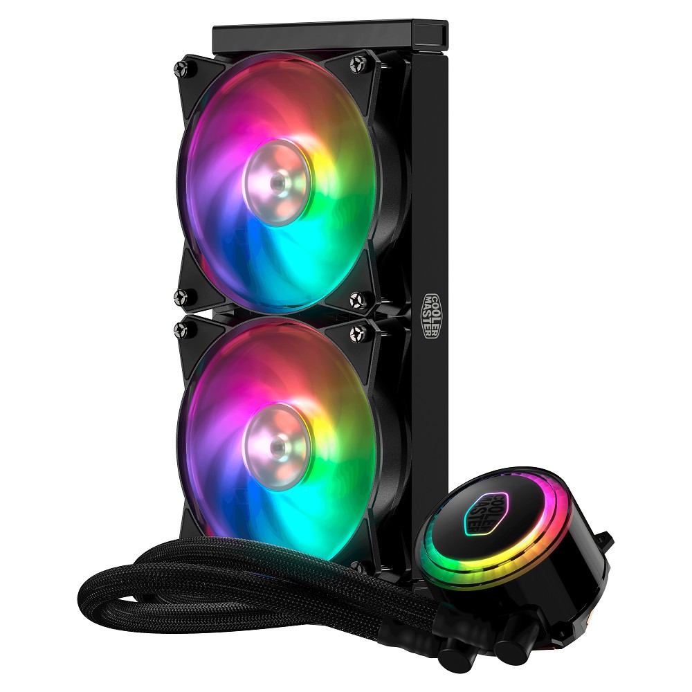 [Mã ELMS05 giảm 5% đơn 300k]Tản nhiệt CPU Cooler Master MasterLiquid ML240R RGB - Chính hãng phân phối