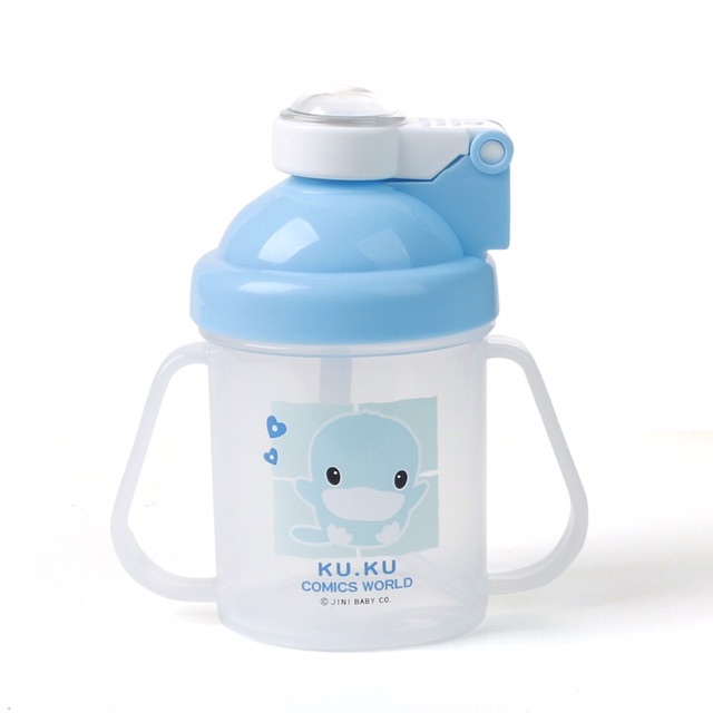 Bình tập uống nước có ống hút KU.KU Duckbill KU5321 250ml