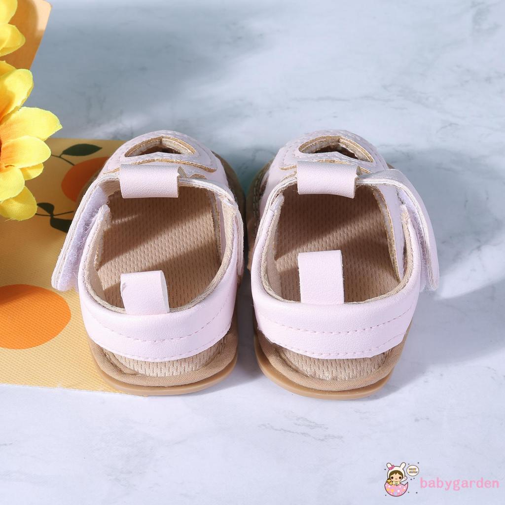 Xăng đan Đế Mềm Màu Trơn Hình Trái Tim Dành Cho Bé Trai Gái 0-18 Tháng Tuổi