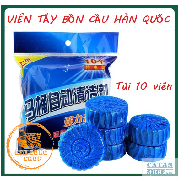 Tẩy Bồn Cầu Gói 10 Viên Thả Khử Trùng Duyệt Khuẩn