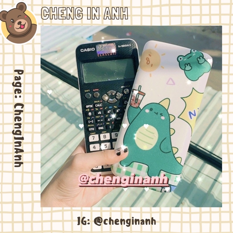 Miếng decal dán máy tính bỏ túi vinacal/casio