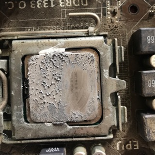 CPU intel xeon E5440 socket 775 + xác main asus g41