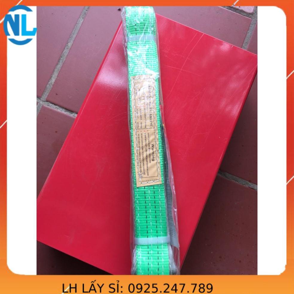 Bô 2 dây cáo cẩu 2 tấn x 5m,  dây cẩu hàng, dây cẩu vải, dây cẩu hàng cao cấp cáp thép giá sỉ