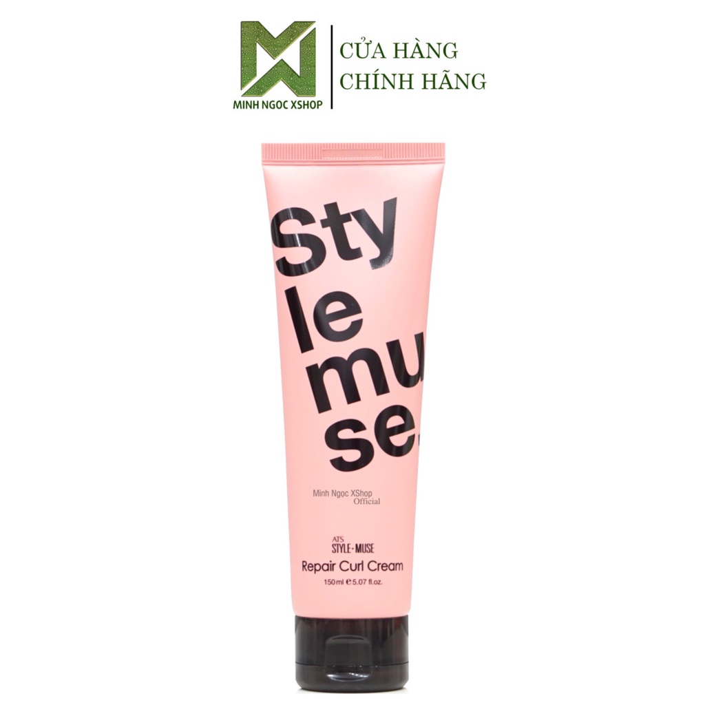 Kem tạo kiểu cho tóc xoăn ATS Stylemuse Repair Curl Cream 150ML