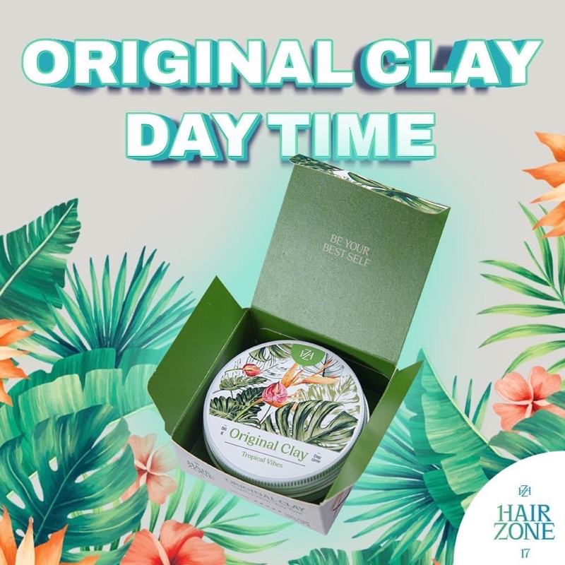 [Limited] Sáp Vuốt Tóc Original Clay Tropical Vibes (Limited Edition) Night Time, Day Time 56gr