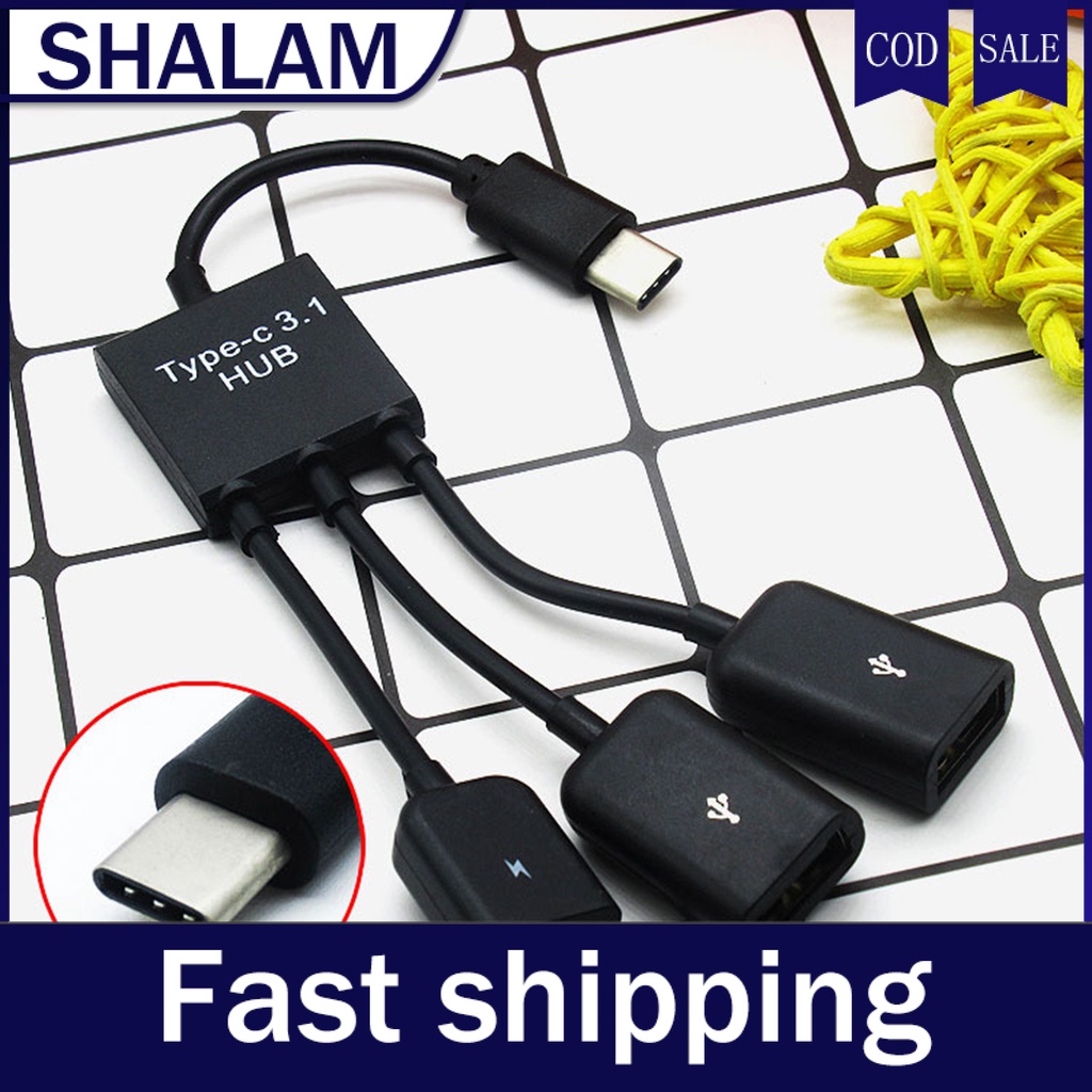 Hub chuyển đổi OTG USB Type C chuyên dụng cho điện thoại