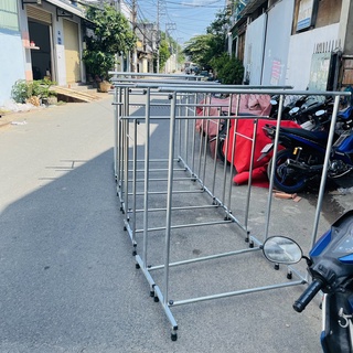 Sào phơi đồ đơn, đôi inox chắc chắn, chân vuông cao cấp, treo quần áo
