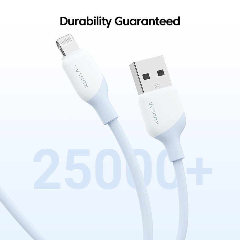 KUULAA Dây Cáp Sạc Nhanh MFIQC4.0 3.0 KL-X59 30W USB-A Sang Lightning Cho Iphone