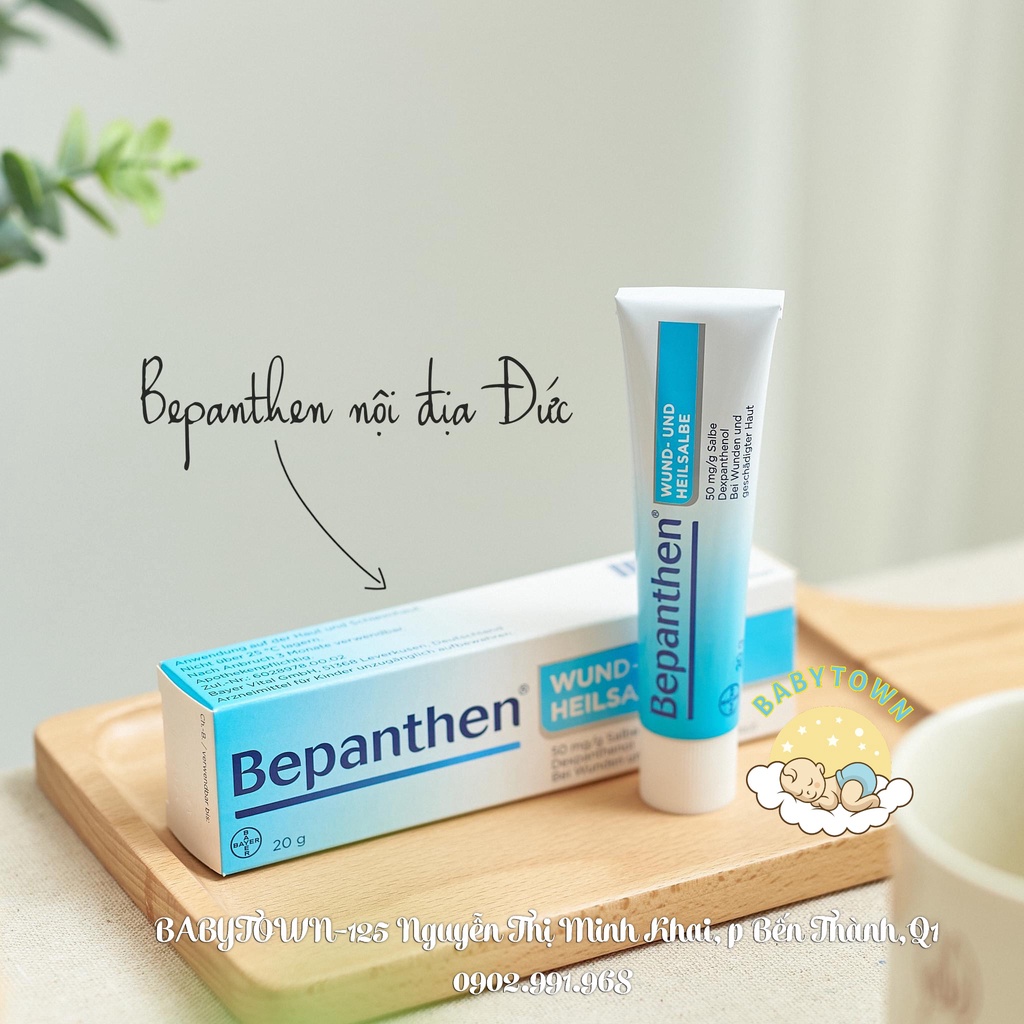 Kem chống hăm Bepanthen 20g của Đức dùng cho bé từ sơ sinh trở lên