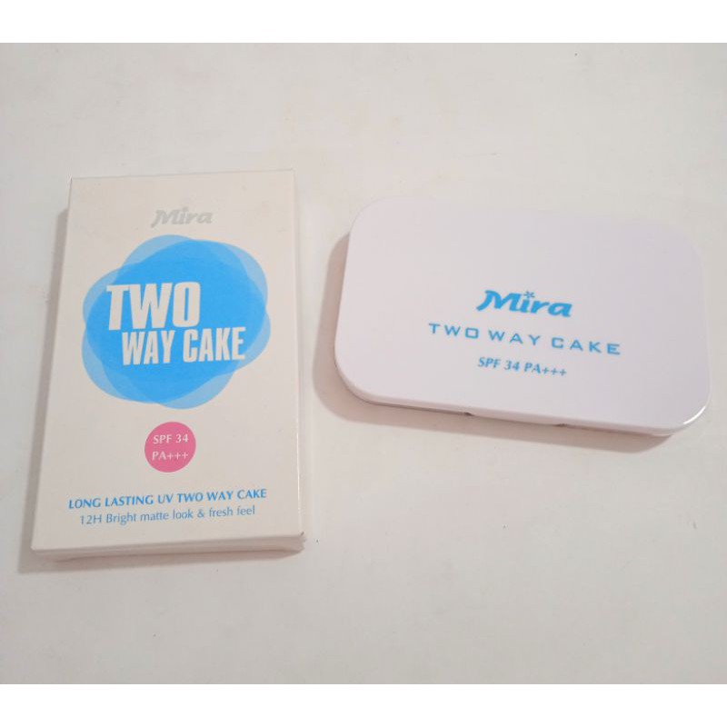Phấn nén trang điểm MIRA TWO WAY CAKE SPF 34/PA+++ (12g)