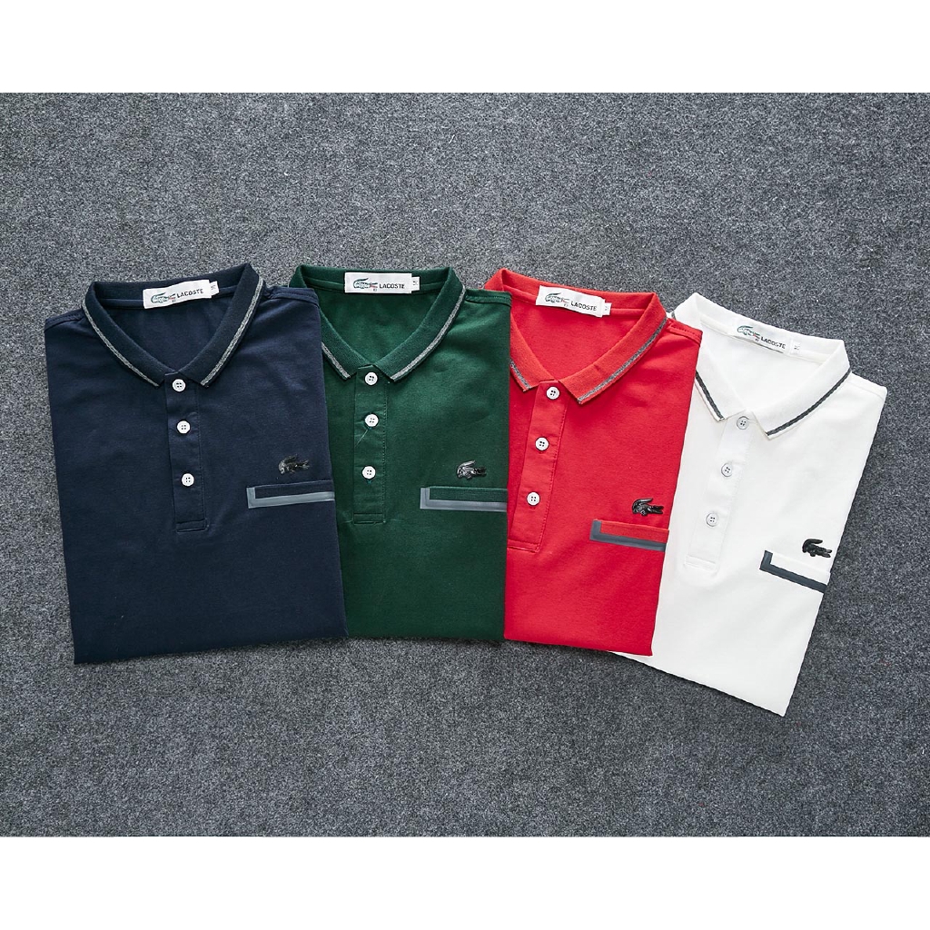Trendy LACOSTE Men's Polo Shirt Short-sleeved