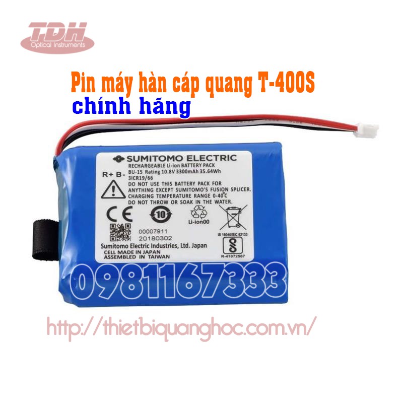Pin máy hàn cáp quang T-400S SUMITOMO