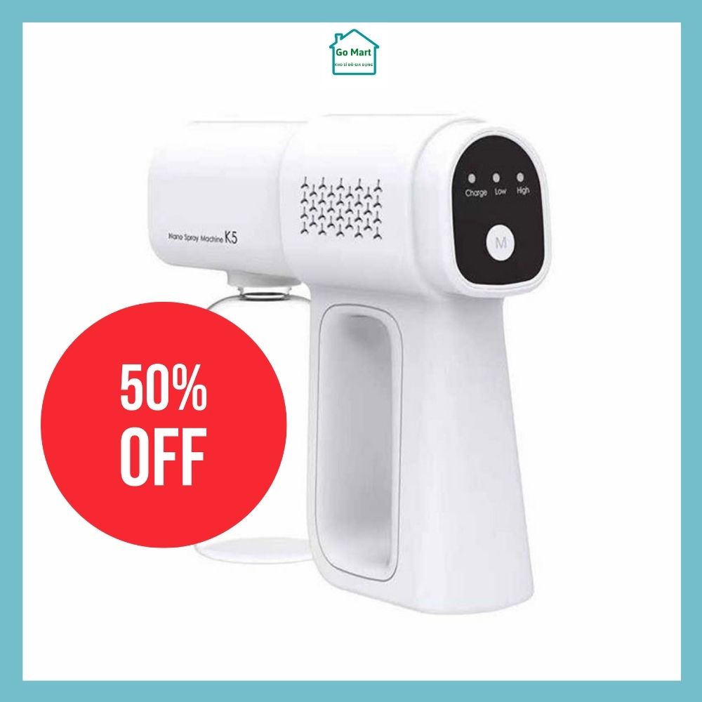 máy phun khử khuẩn cầm tay, Nano K_5 máy phun khử khuẩn, thanh lí giá rẻ