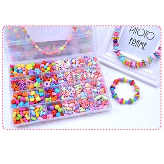 Bộ Xâu Vòng Hạt Cườm Xinh Xắn Thời Trang Sắc Màu XV03
