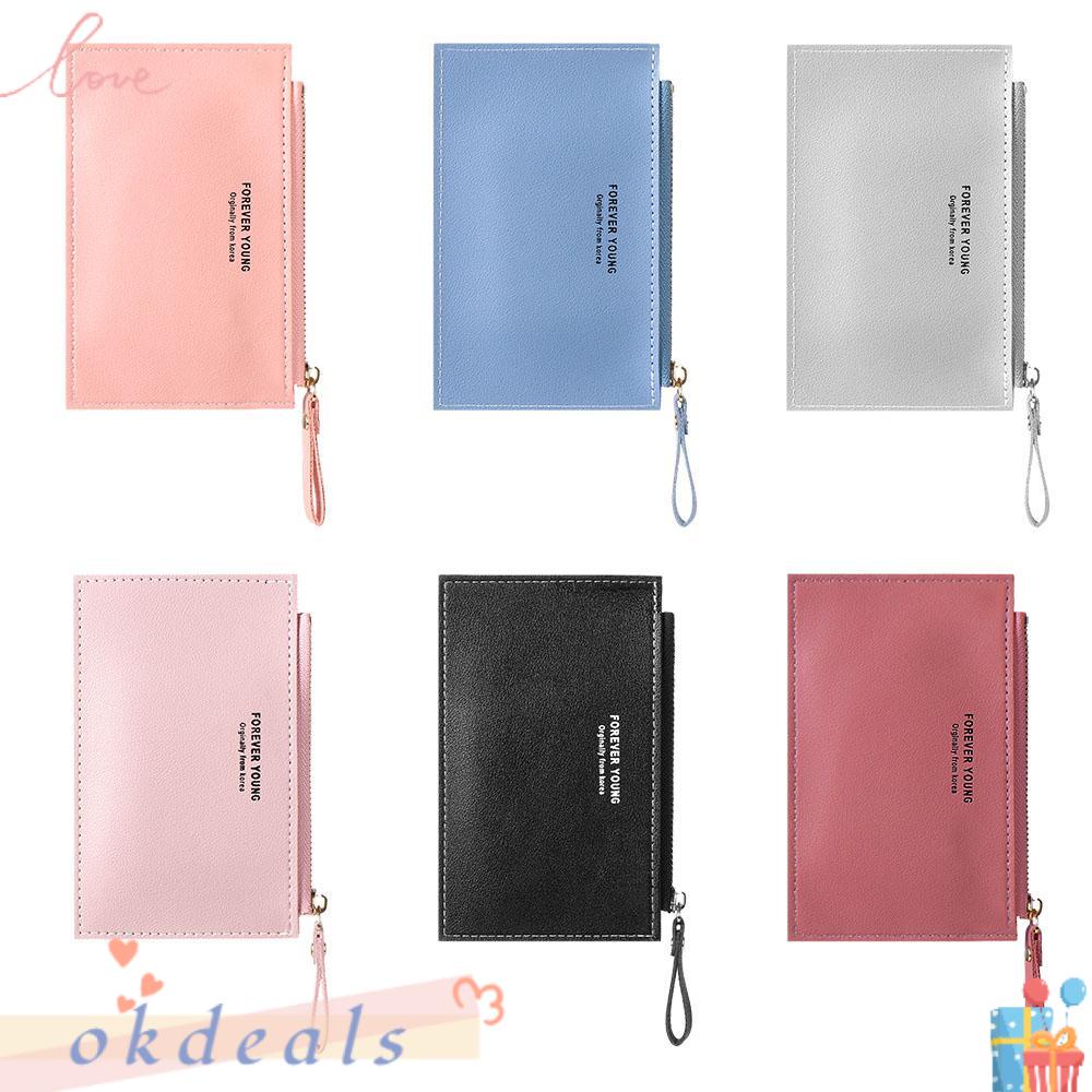 Ví Da PU Mini Đựng Thẻ Tín Dụng Dành Cho Nữ