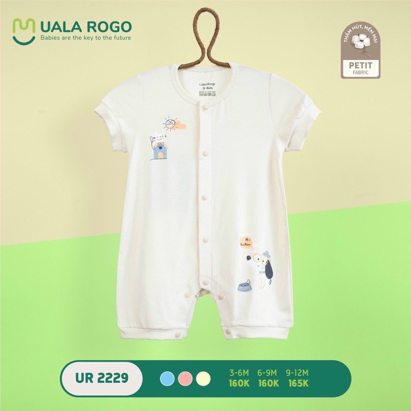 Body cộc bé trai / bé gái UALAROGO (3m-12m)