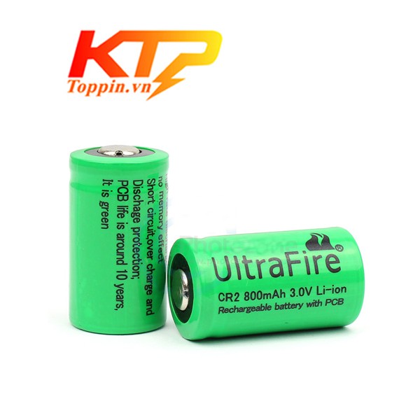 Máy sạc kèm 2 Pin sạc CR2 800mah