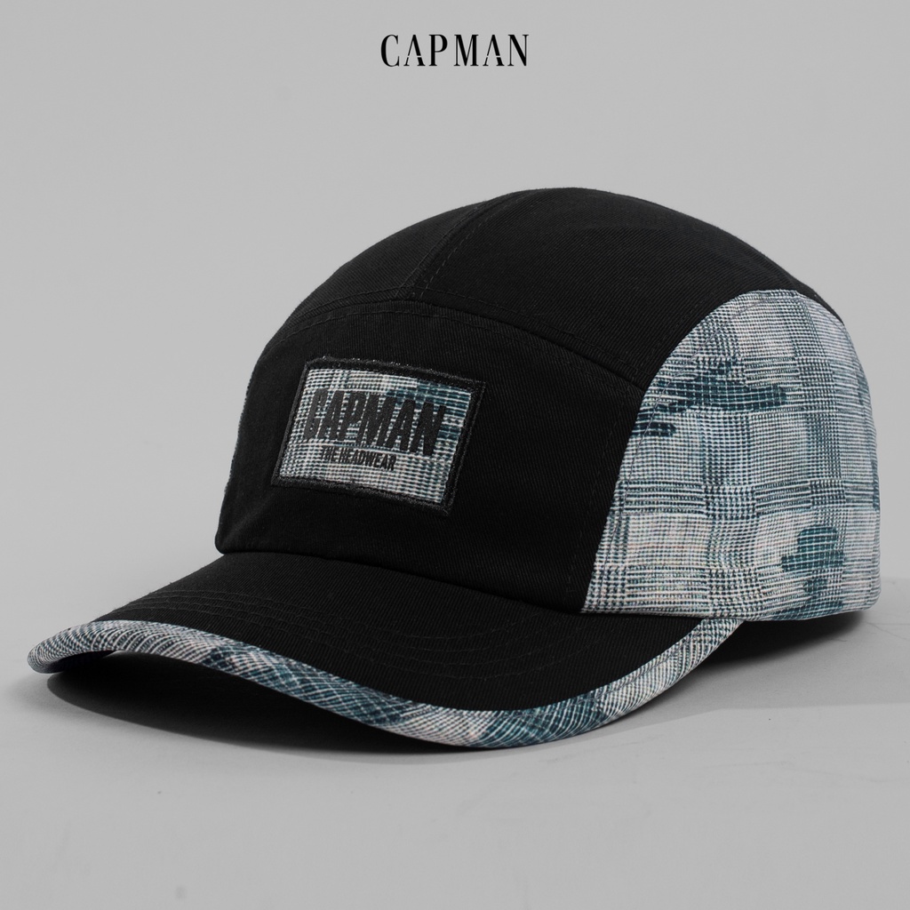 Mũ snapback chính hãng CAPMAN phong cách hiphop màu đen CM132