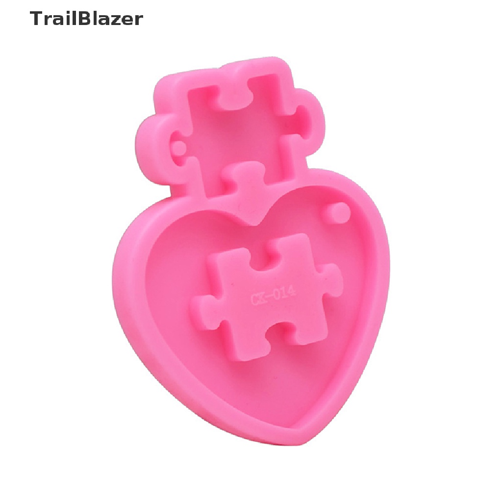 Tbvn Heart Keychain Silicone Mold Epoxy Craft Resin Molds DIY Handmade Clay Mold Jelly