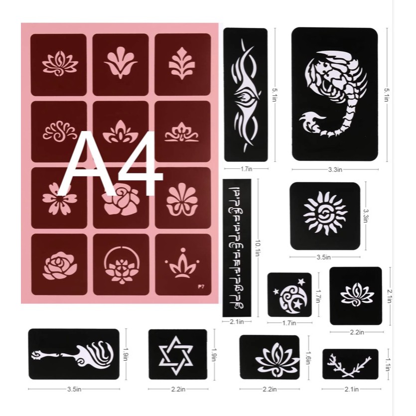 KHUÔN XĂM TATTOO CÁ TÍNH-ĐỘC-LẠ
