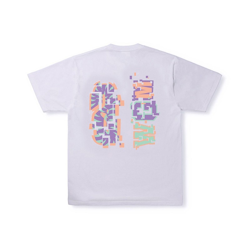 Bape Áo Thun Tay Ngắn Chất Liệu cotton Cao Cấp Họa Tiết In Thời Trang