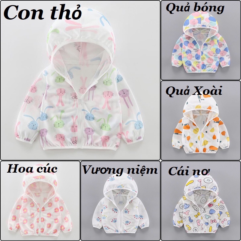 Áo chống nắng cho bé hàng Quảng Châu loại 1 XHN280