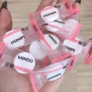 Mặt Nạ Viên Giấy Nén Miniso Nhật Bản Dưỡng Da Mụn Cấp Ẩm Thải Độc (1 viên)
