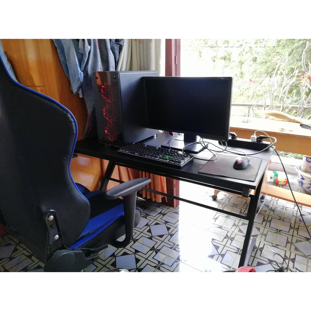 Bàn máy tính chân chữ Z chơi game giá rẻ ( 100x50x75) sắt hộp 25x50 | BigBuy360 - bigbuy360.vn
