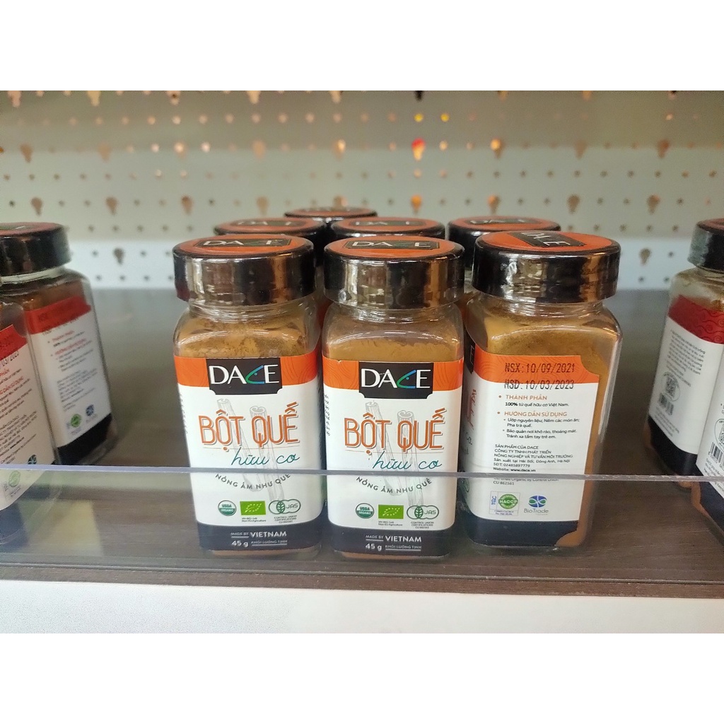 Bột quế hữu cơ Dace (45g) - Việt Nam