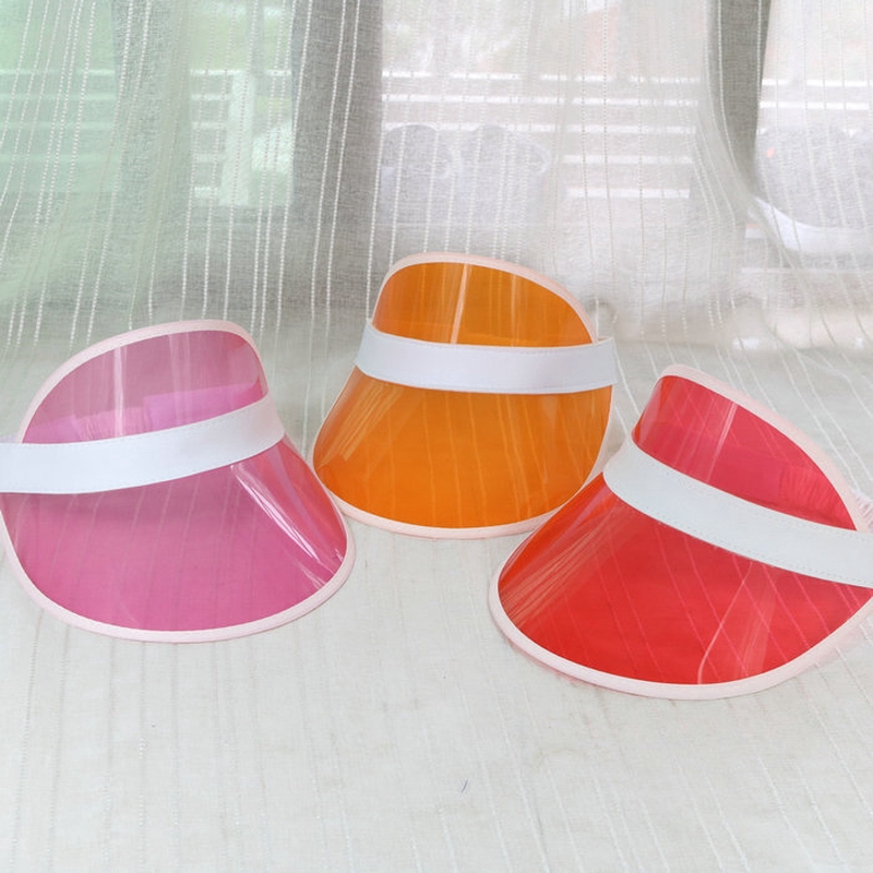 Nón rộng vành trong suốt thời trang mùa hè cho nữ