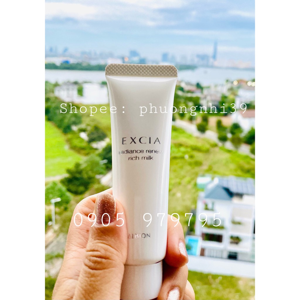 [ALBION] Sữa xoay cao cấp Excia 30g Radiance Renew Rich Milk (Auth 100%, Hàng chính hãng Store Albion)