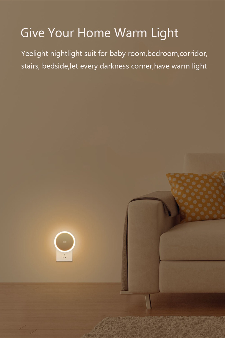 Xiaomi Mijia Yeelight LED Đèn chiếu sáng hành lang ban đêm Từ xa Hồng ngoại Thân máy Đèn cảm biến chuyển động cơ thể Đèn thông minh