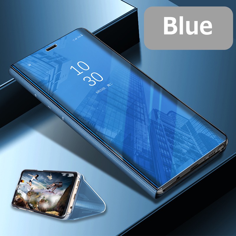 VIVO V9Ốp điện thoại nắp gập tráng gương thông minh cho