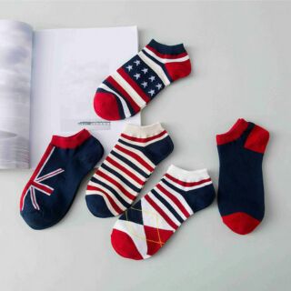 Combo 5 đôi vớ nam nữ
