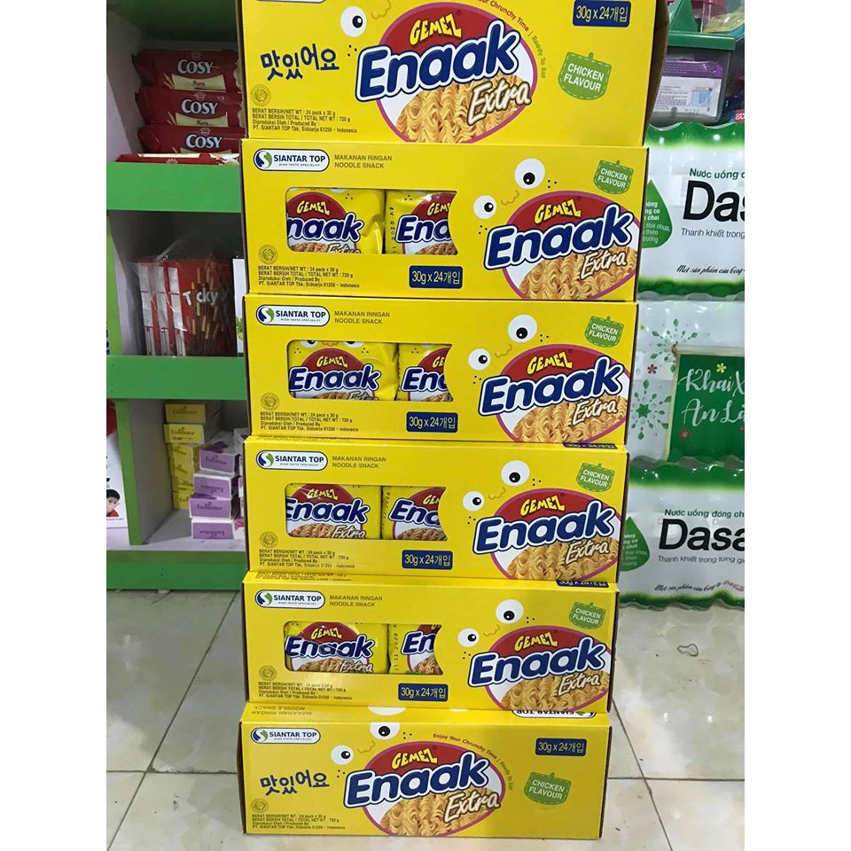 Mì ENAAK 30Gx24 gói - mì ăn sống