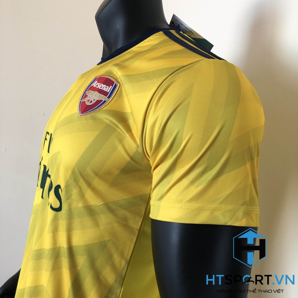 Áo CLB Arsenal Thun Lạnh Cao Cấp Chính Hãng Đá Banh , Áo đấu Arsenal Vàng