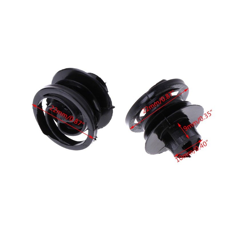 Bộ 10 Ốc Vít Nhựa Cho Cửa Xe Hơi