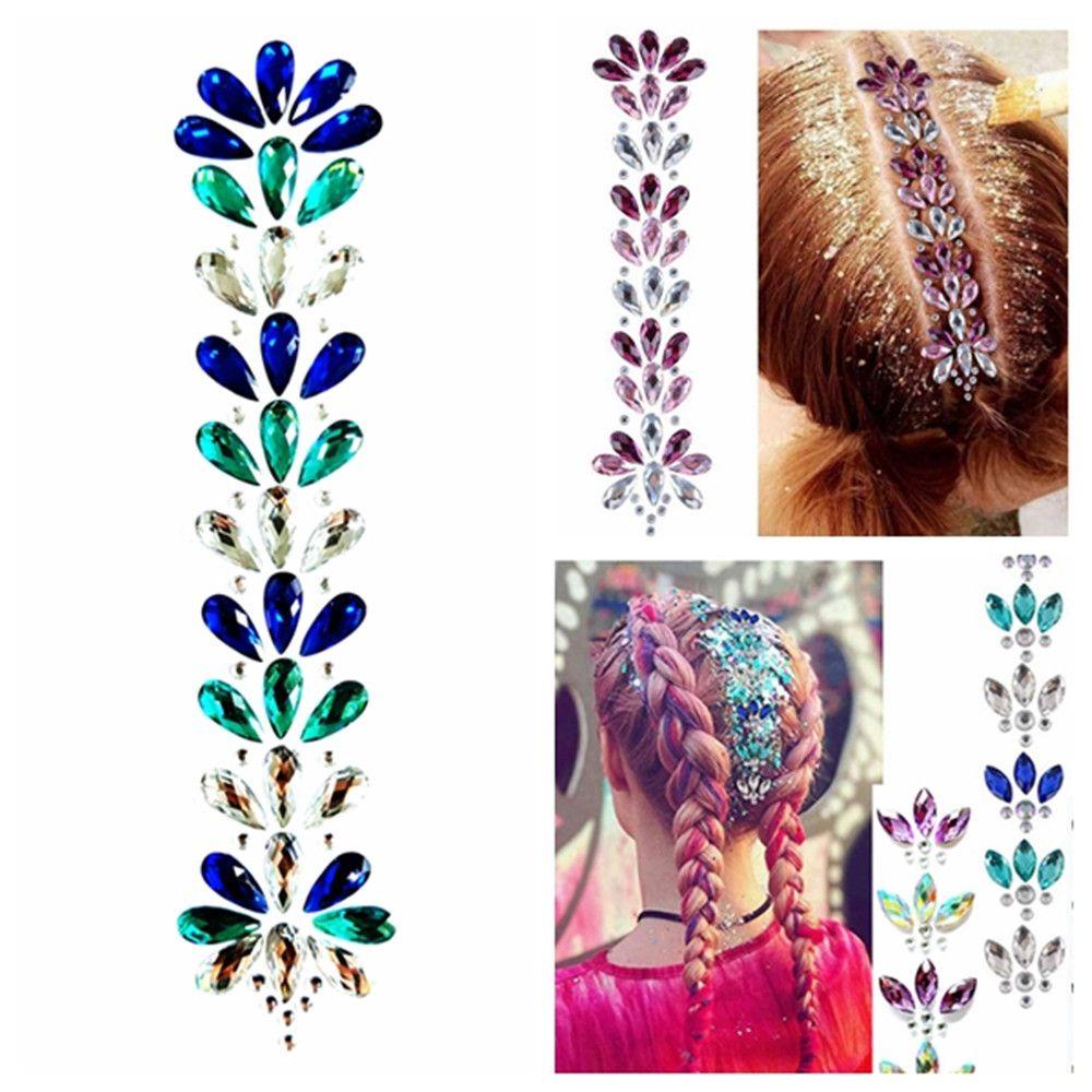 Trán đẹp|Nhãn Dán Mới|Hình Xăm Dán Tạo Kiểu Tóc Thời Trang