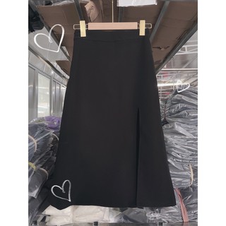 CHÂN VÁY MIDI XẺ TÀ